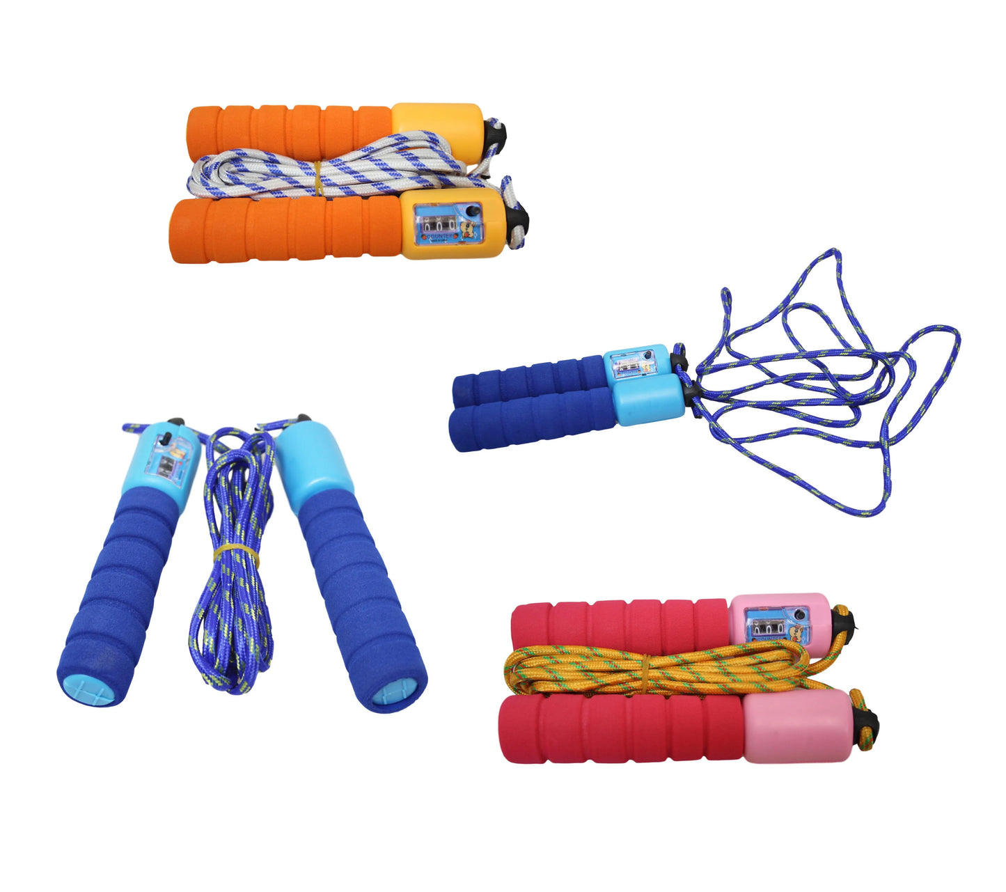 Adjustable Jump Rope with Built-in Foam Handles | Fitness Skipping Rope