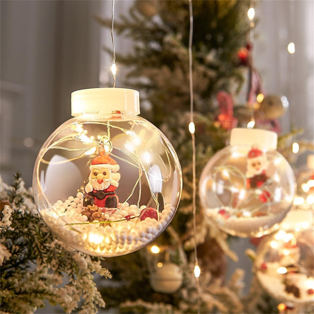 Premium LED Wishing Ball String Lights - 3 Meter, Warm White, USB Powered