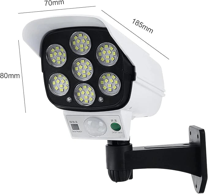 2178T Solar Sensor Light – 77 LED Outdoor Motion Wall Lamp