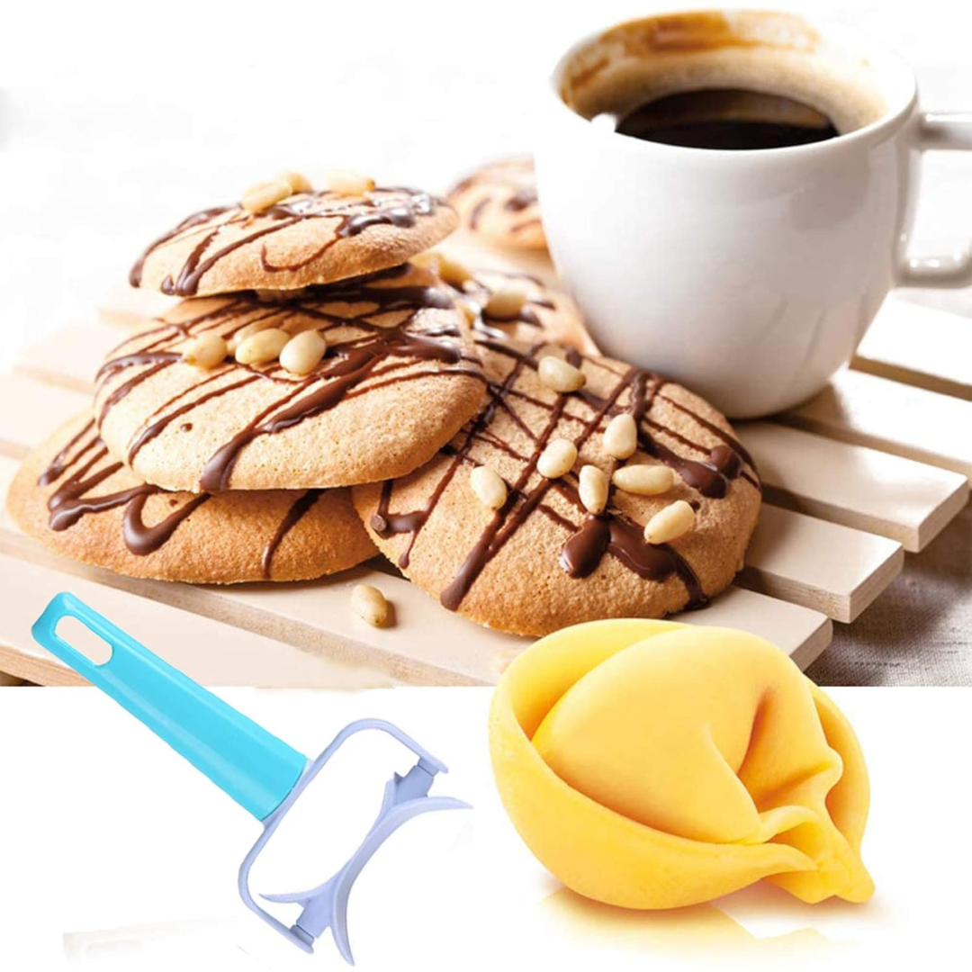 3-in-1 Biscuit Mold Maker & Cookie Stamp Roller – Pastry, Dumpling, and Cake Embossing Baking Tools