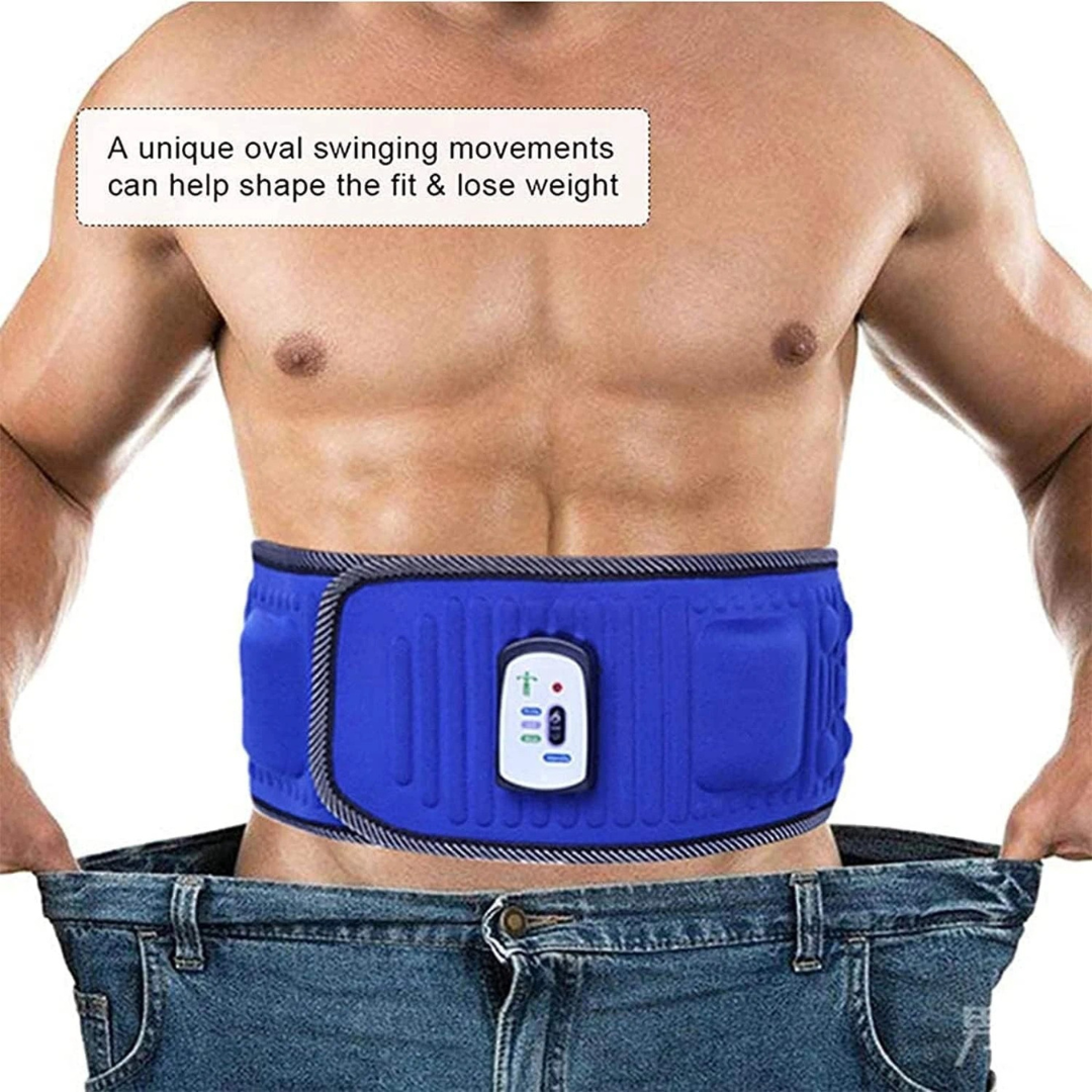 Electric Massage Slimming Machine & Belly Fat Burner Belt with Vibration & Magnetic Therapy for Men & Women