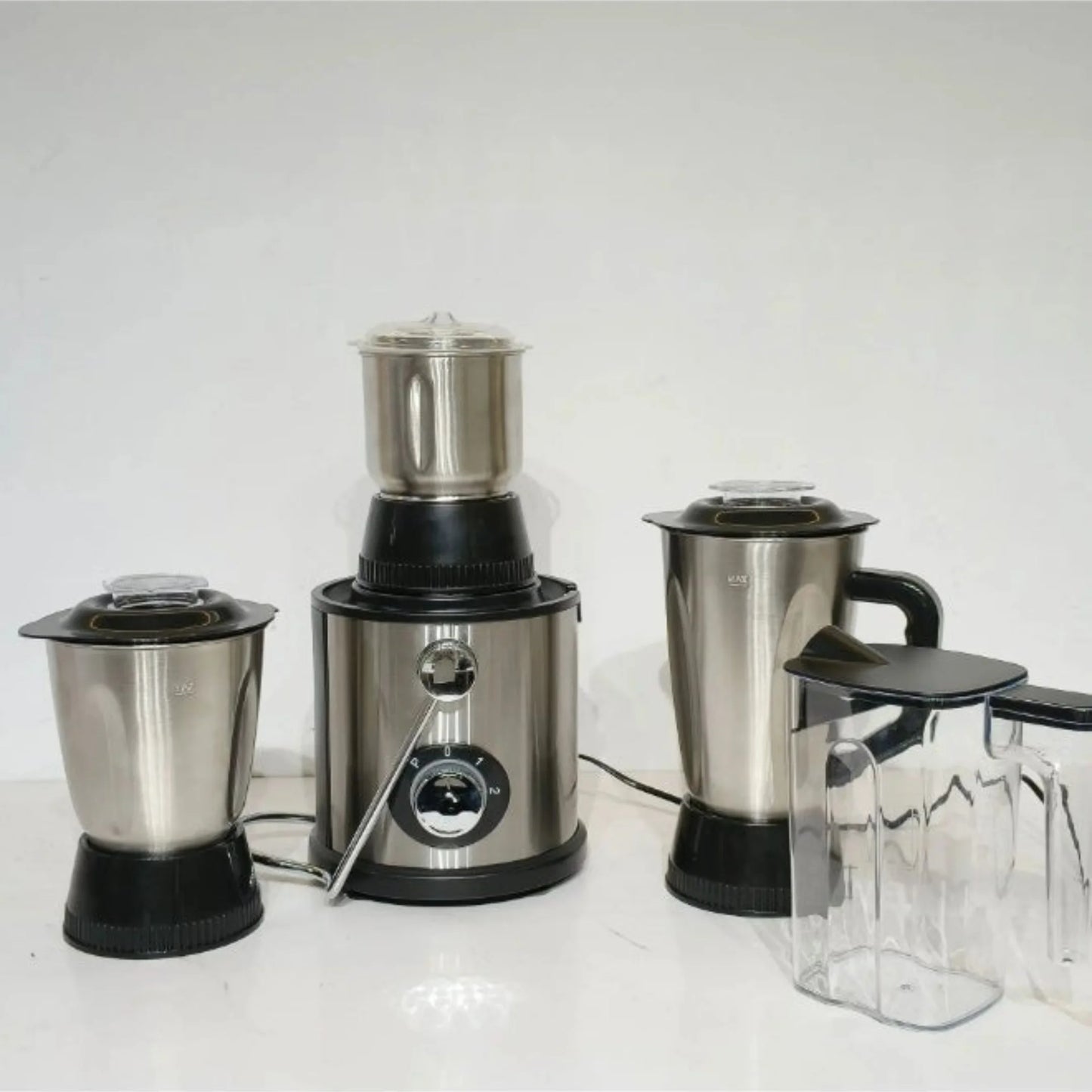 5-in-1 Stainless Steel Juicer Mixer Grinder 1800W with Copper Motor.....