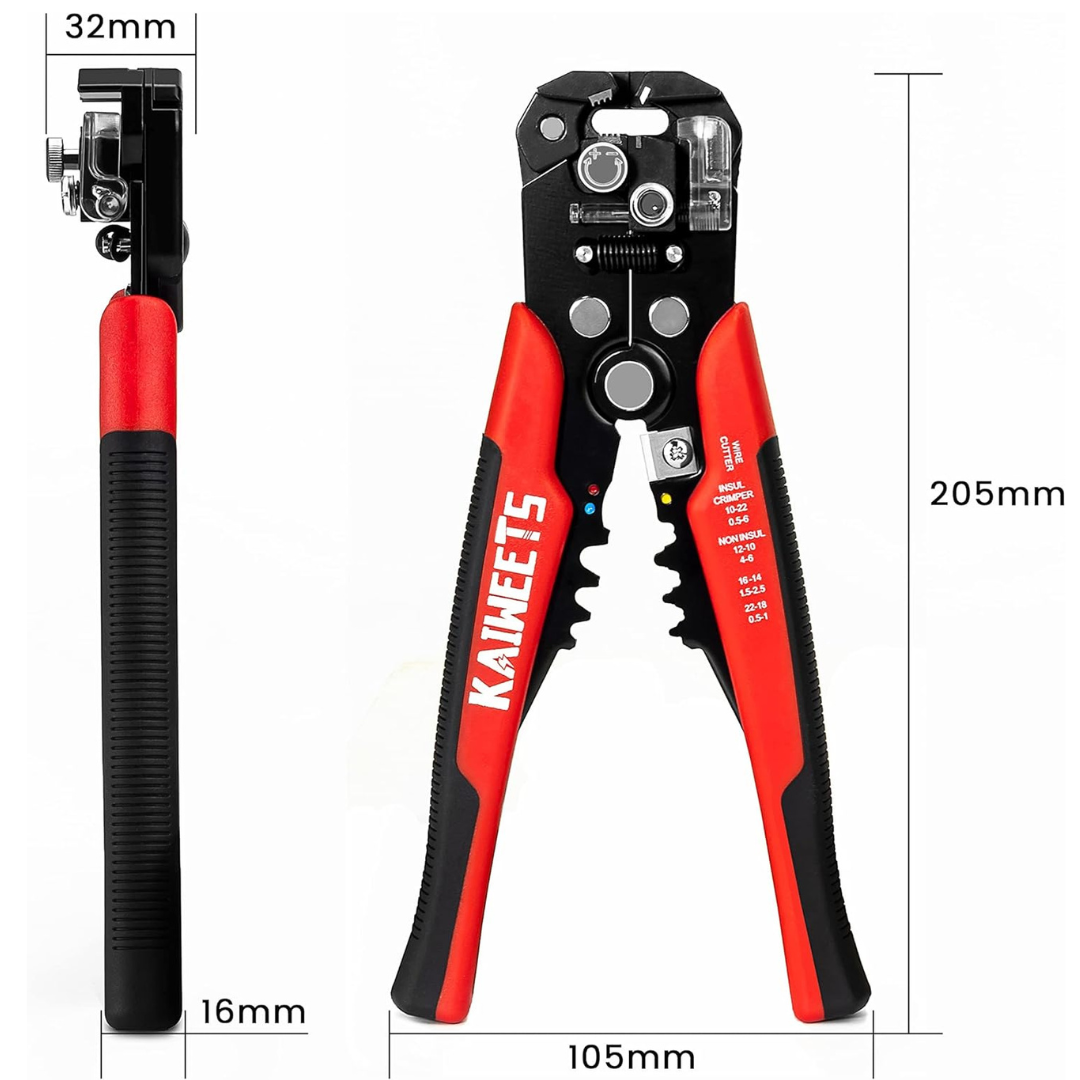 KAIWEETS 3-in-1 Automatic Wire Stripper & Crimper Tool
