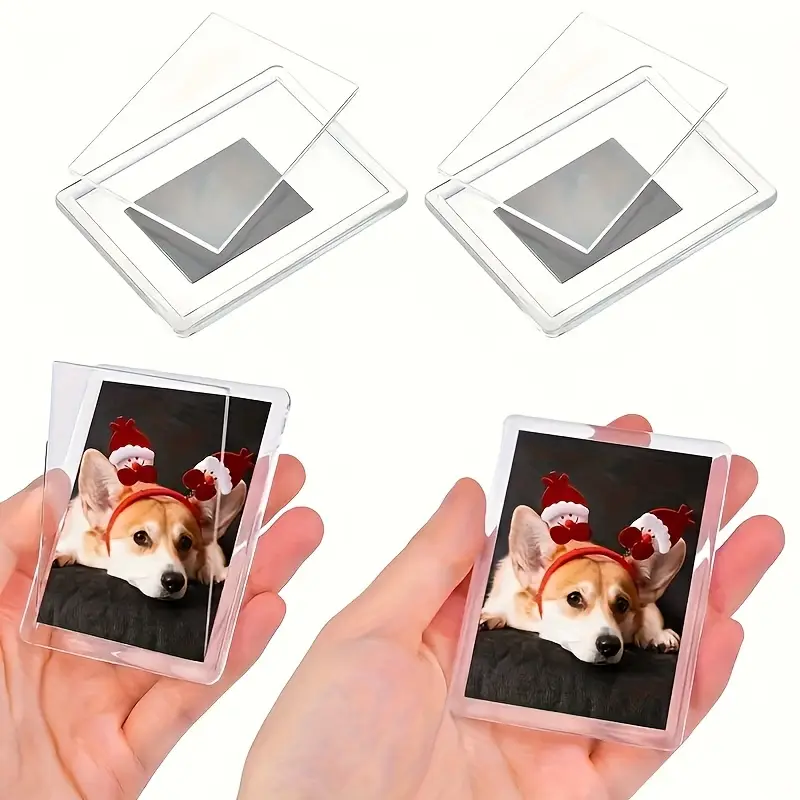 Acrylic Magnetic Photo Frame Refrigerator Magnets