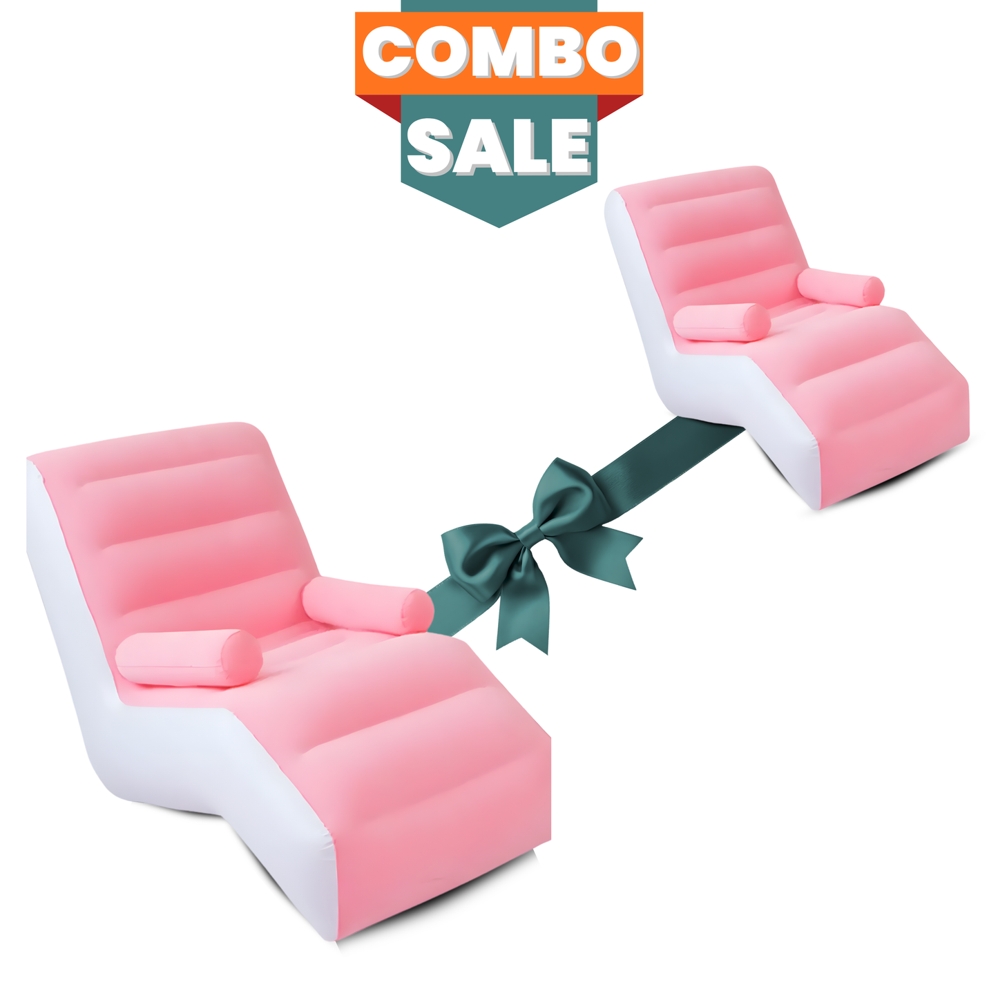 Inflatable Sofa Couch, Foldable Air Lounge Chair, Indoor/Outdoor