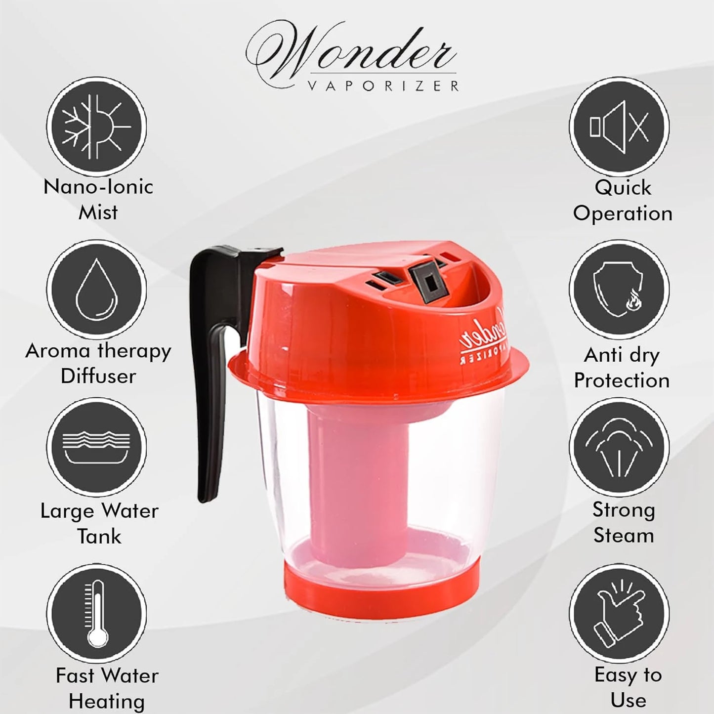 Crest Wonder SC-1589 Vaporizer & Steam Inhaler – Personal Steam Therapy