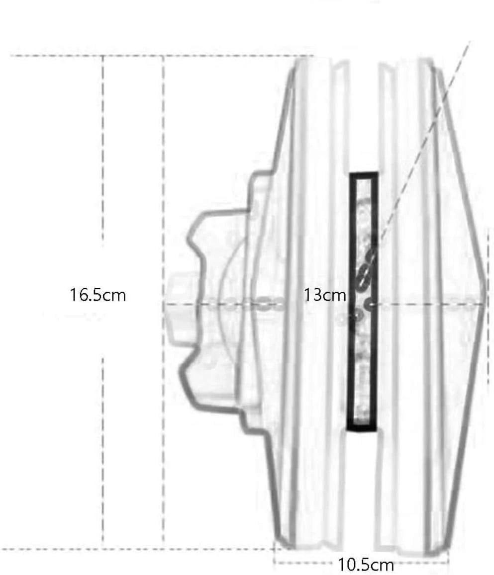 Double-Sided Glass Cleaner – Triangular Window Cleaning Tool