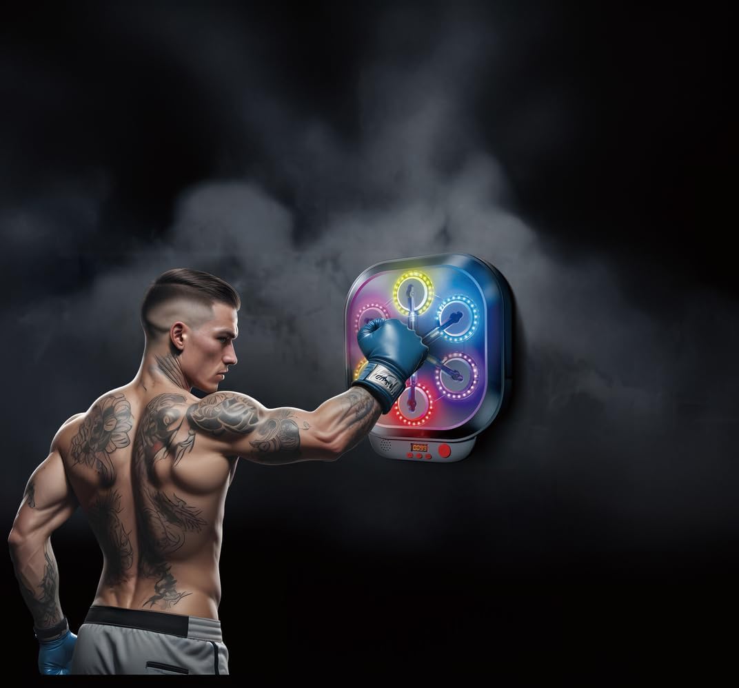 Electronic Boxing Machine – Digital Punching Target with Lights & Sound