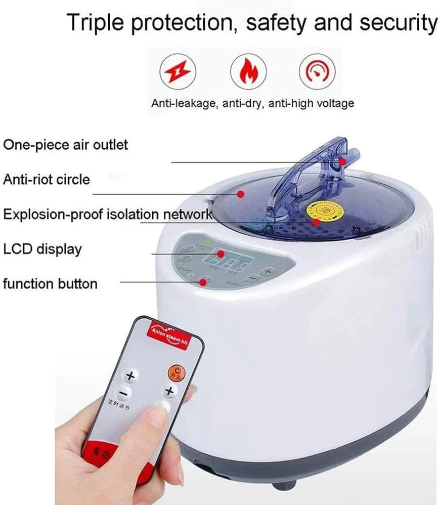 Foldable Steam Sauna Tent – Portable Home SPA with Steam Generator