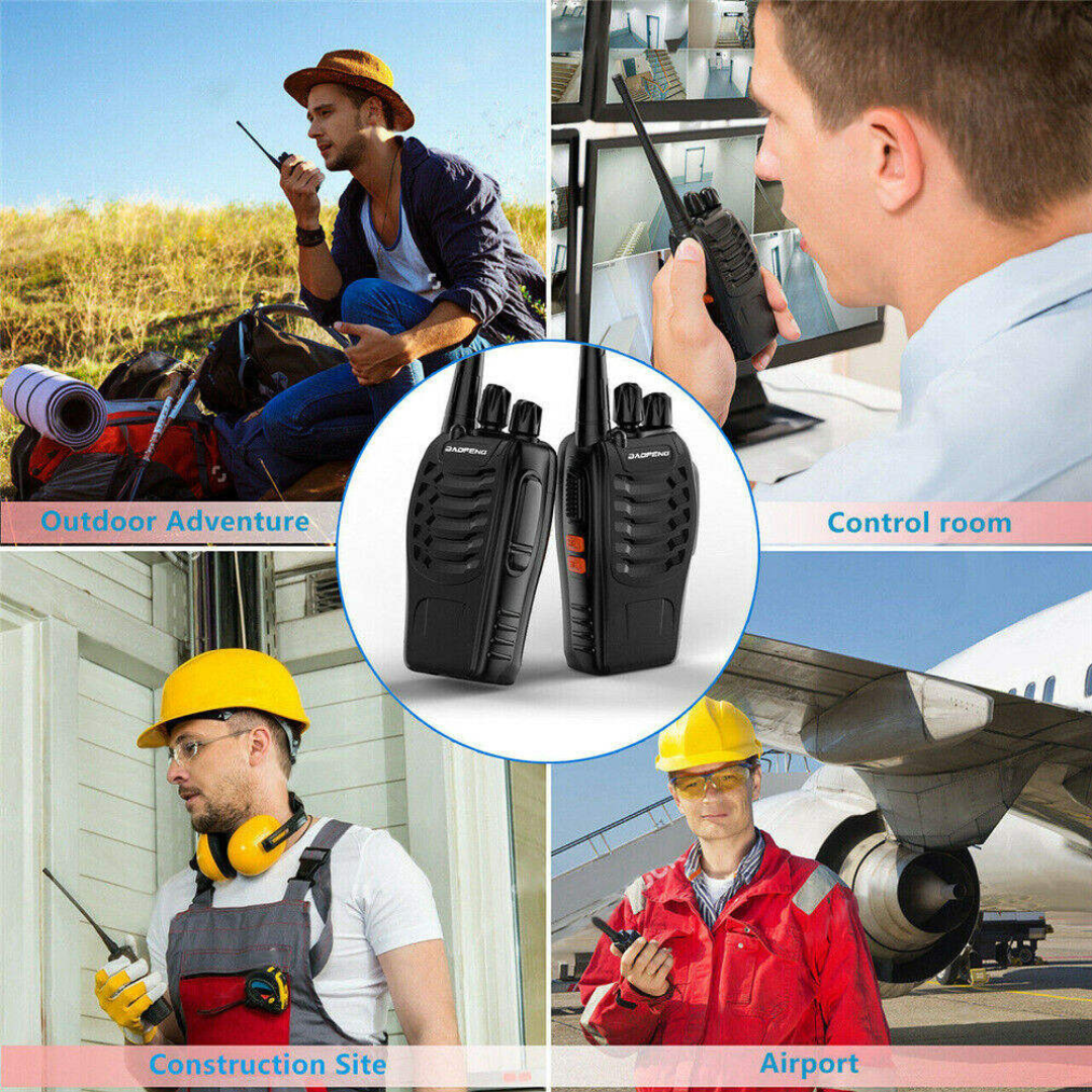Long-Range UHF Walkie-Talkie Set (Pair)