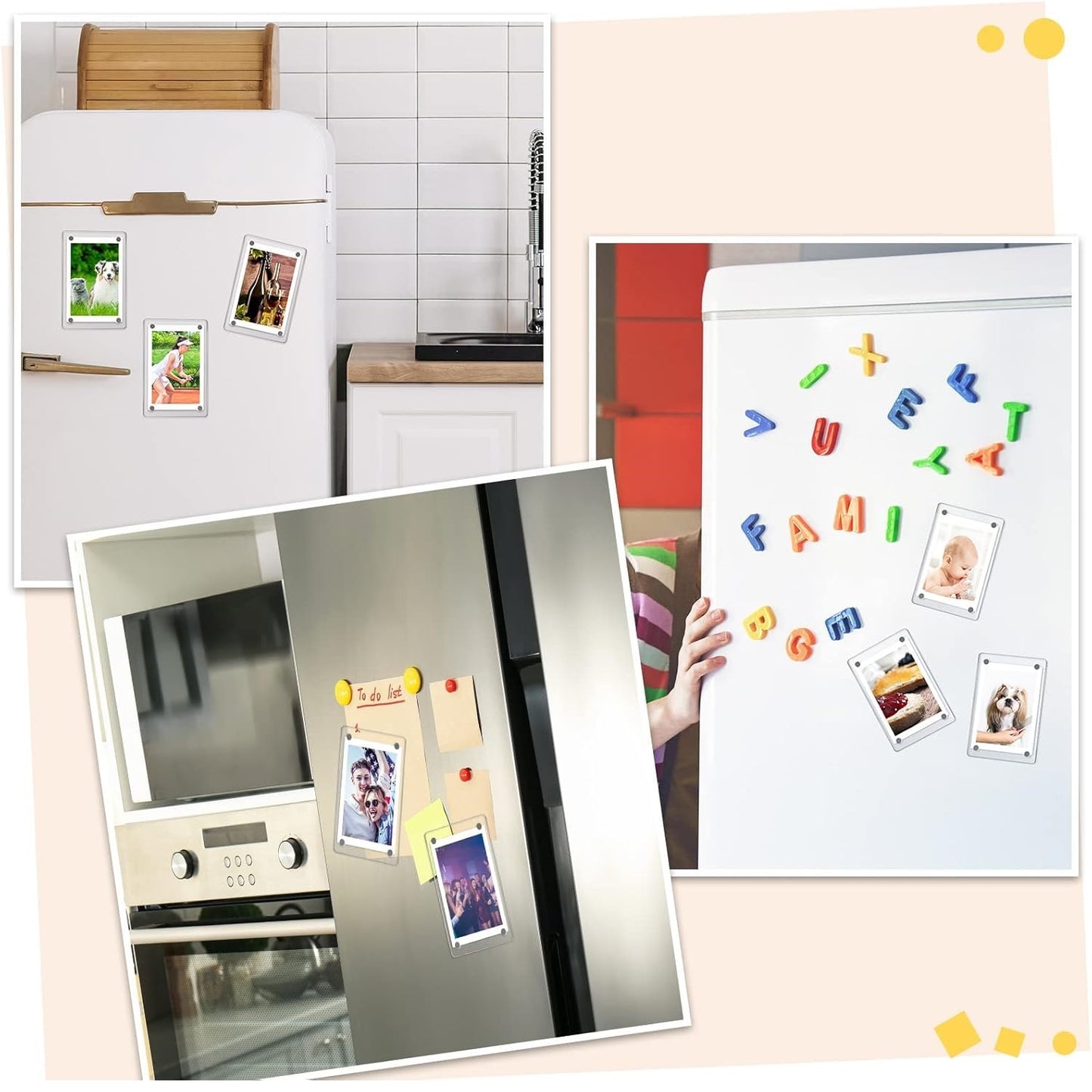 Magnetic Acrylic Fridge Photo Frame6