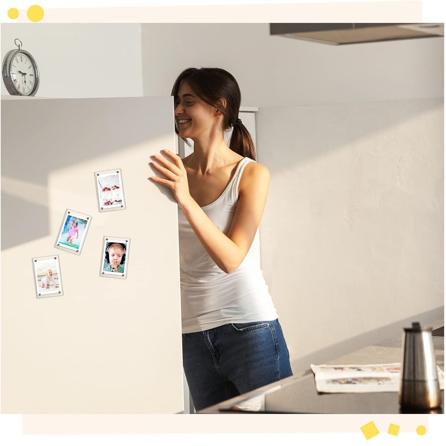 Magnetic Acrylic Fridge Photo Frame8