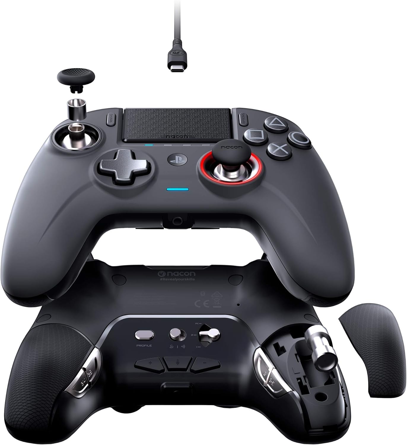 Nacon PS4 Controller – Wired/Wireless Gamepad for Precision Gaming