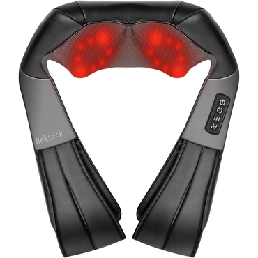 Nekteck Shiatsu Neck & Back Massager with Heat