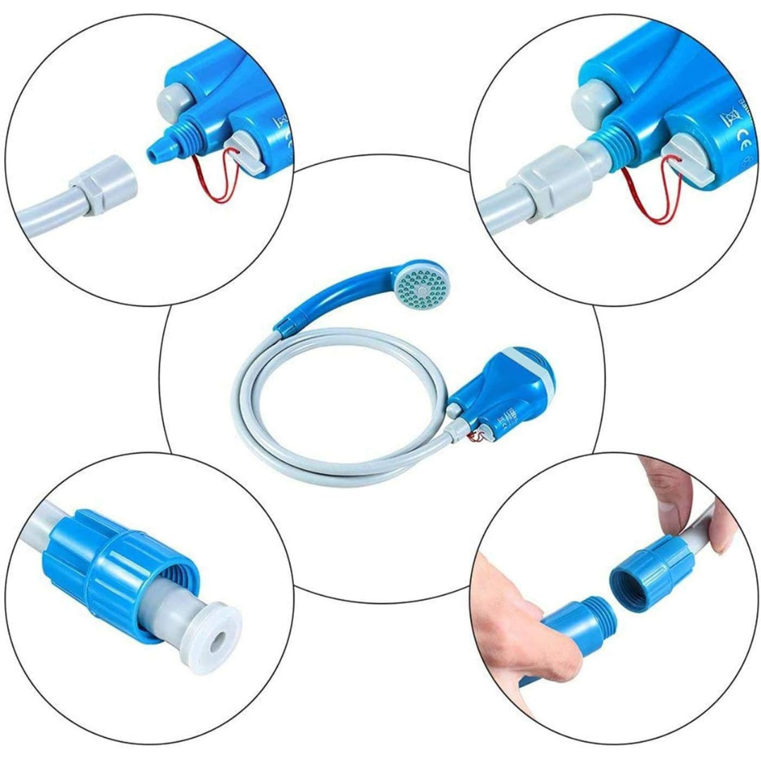 Portable Travel Bidet Hose Spray with Foldable Bucket – Compact Handheld Cleaning Kit for Personal Hygiene, Camping, Travel & Home Use..