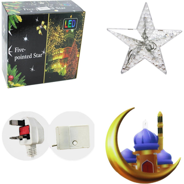 Ramadan String Lights 3M 95 LED Lights for Home Decor Warm White & Colorful Perfect for Ramadan Eid Festivals Parties and Holiday Decorations Energy-Efficieng Easy to Hang
