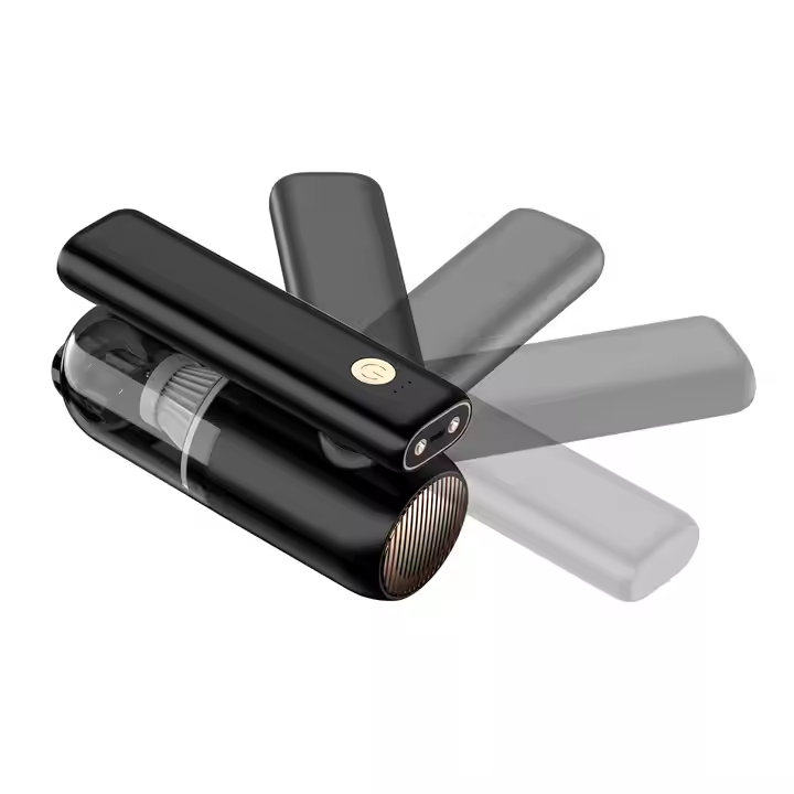 Rechargeable Car Vacuum – Foldable Design with LED for Interior Cleaning1