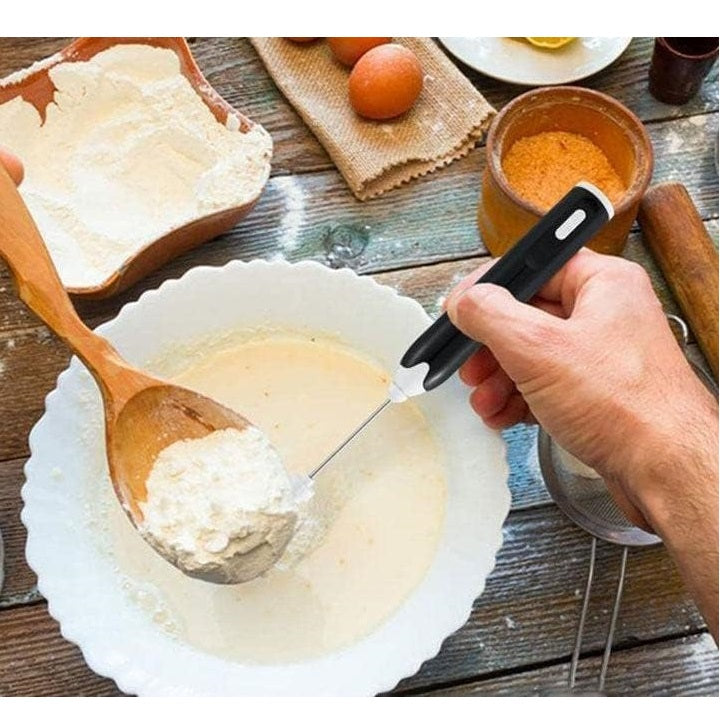 Milk Coffee Mixer Three Speeds and Two Interchangeable Blades Electric
