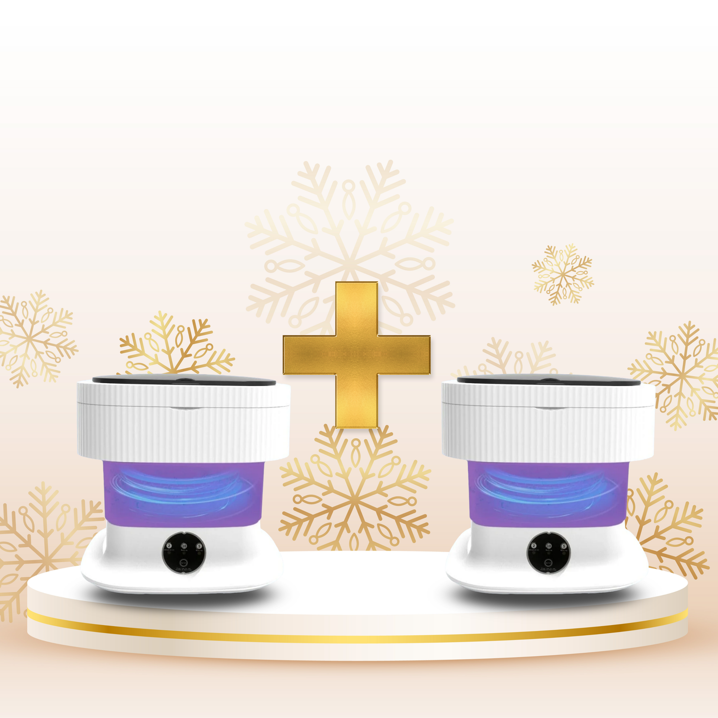 Portable Folding Washing Machine – 11L Mini Washer with 3 Modes