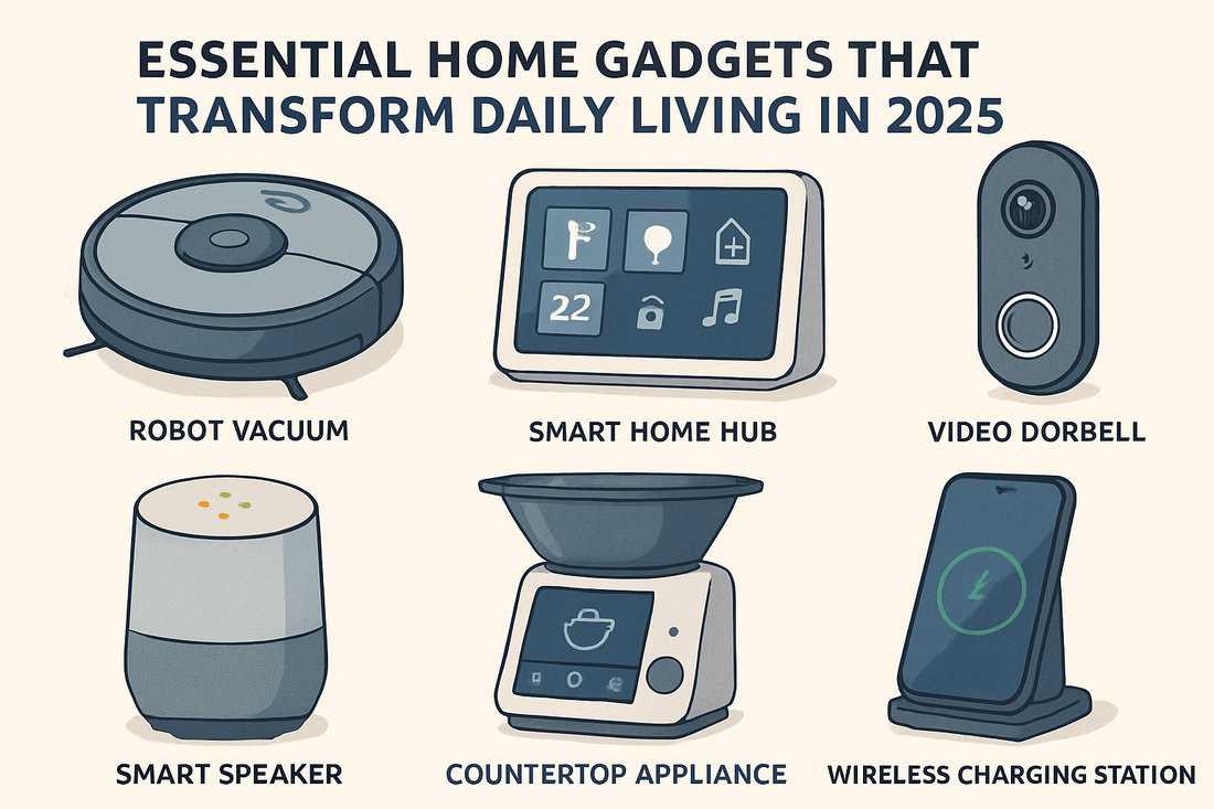Essential Home Gadgets That Transform Daily Living in 2025