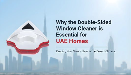Crystal Clear Views: Why the Triangular Double-Sided Glass Cleaner is a UAE Must-Have