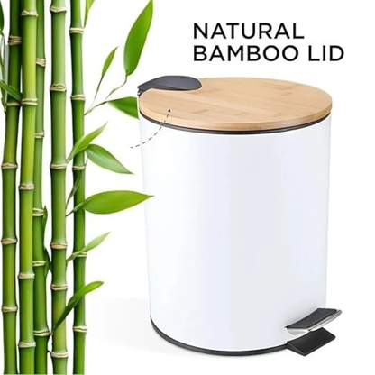 12L Stainless Steel Dustbin with Soft-Close Lid – Compact & Hygienic Waste Bin.