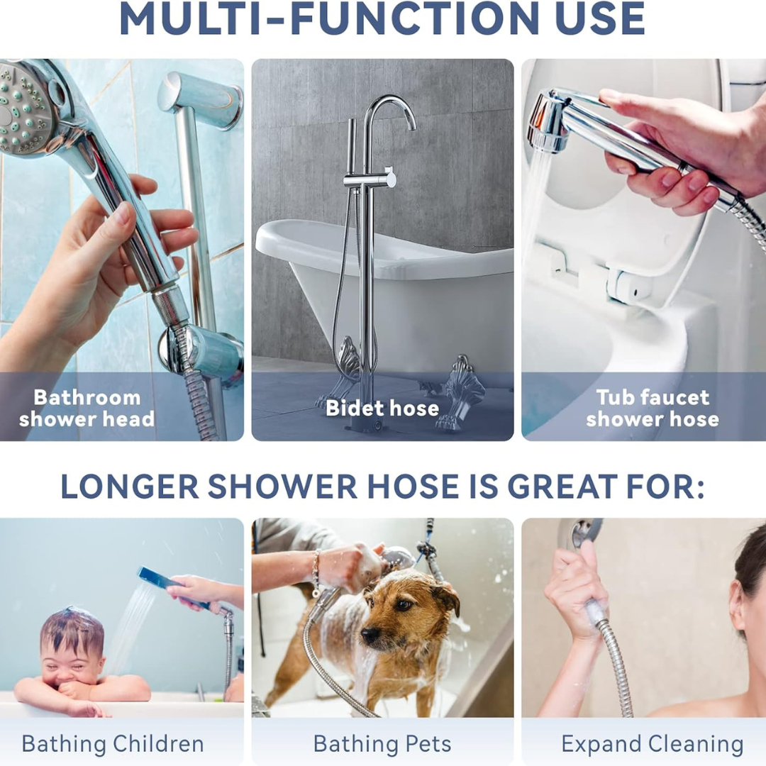 180cm Professional Grade Anti-Twist 304 Stainless Steel Shower Hose......