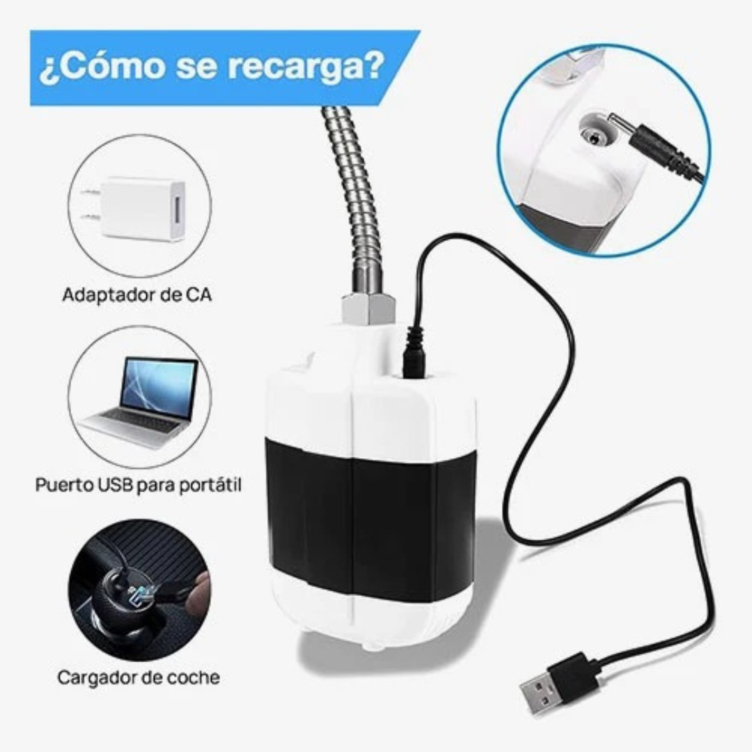 Portable USB Camping Shower – Electric Outdoor Shower with Pump, Hose & Shower