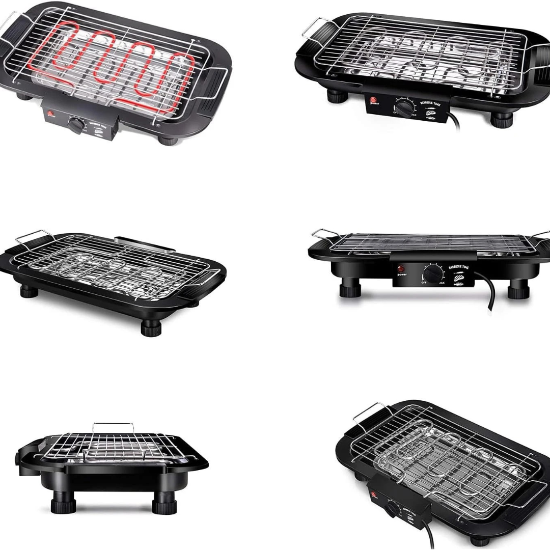 2000W Electric BBQ Grill – Portable Indoor/Outdoor Cooker with Adjustable Thermostat....