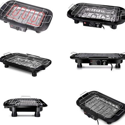 2000W Electric BBQ Grill – Portable Indoor/Outdoor Cooker with Adjustable Thermostat....