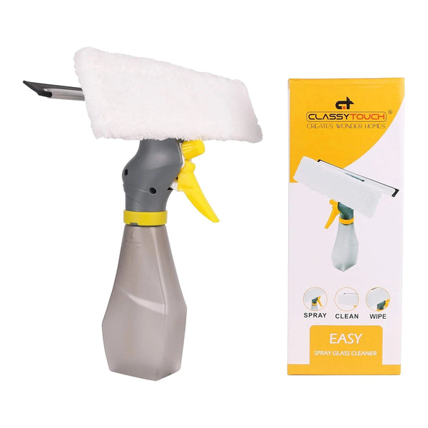 CLASSYTOUCH Spray Glass Cleaner – Easy Spray & Wipe, Streak-Free Shine