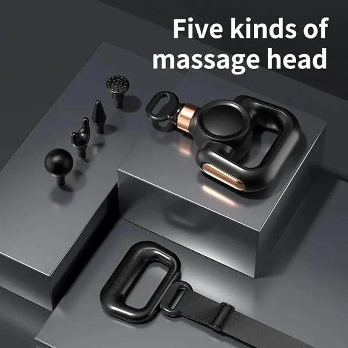 2-in-1 Massager Gun with Belt – Deep Tissue Muscle Therapy & Recovery