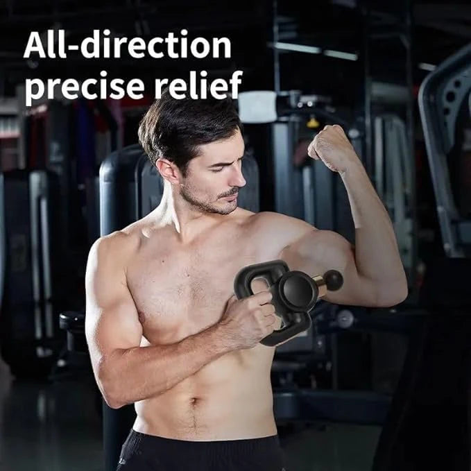 2-in-1 Massager Gun with Belt – Deep Tissue Muscle Therapy & Recovery