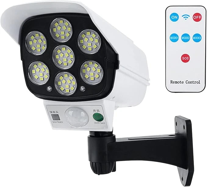 2178T Solar Sensor Light – 77 LED Outdoor Motion Wall Lamp