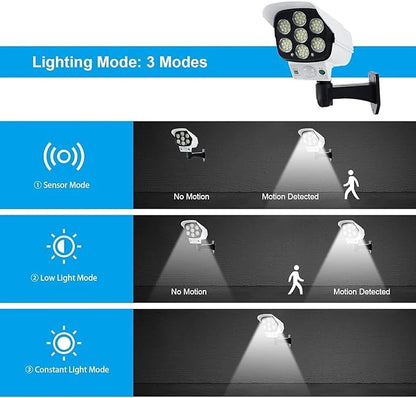 2178T Solar Sensor Light – 77 LED Outdoor Motion Wall Lamp