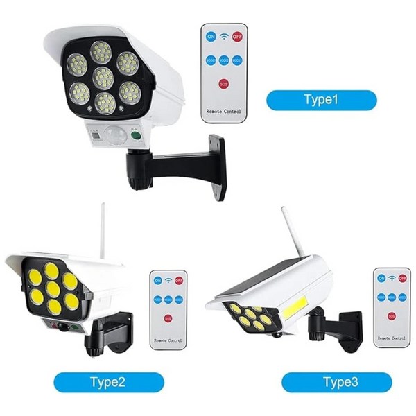 2178T Solar Sensor Light – 77 LED Outdoor Motion Wall Lamp