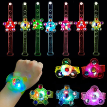 LED Fidget Spinner Bracelets 25 Pack - Kids Party Favors