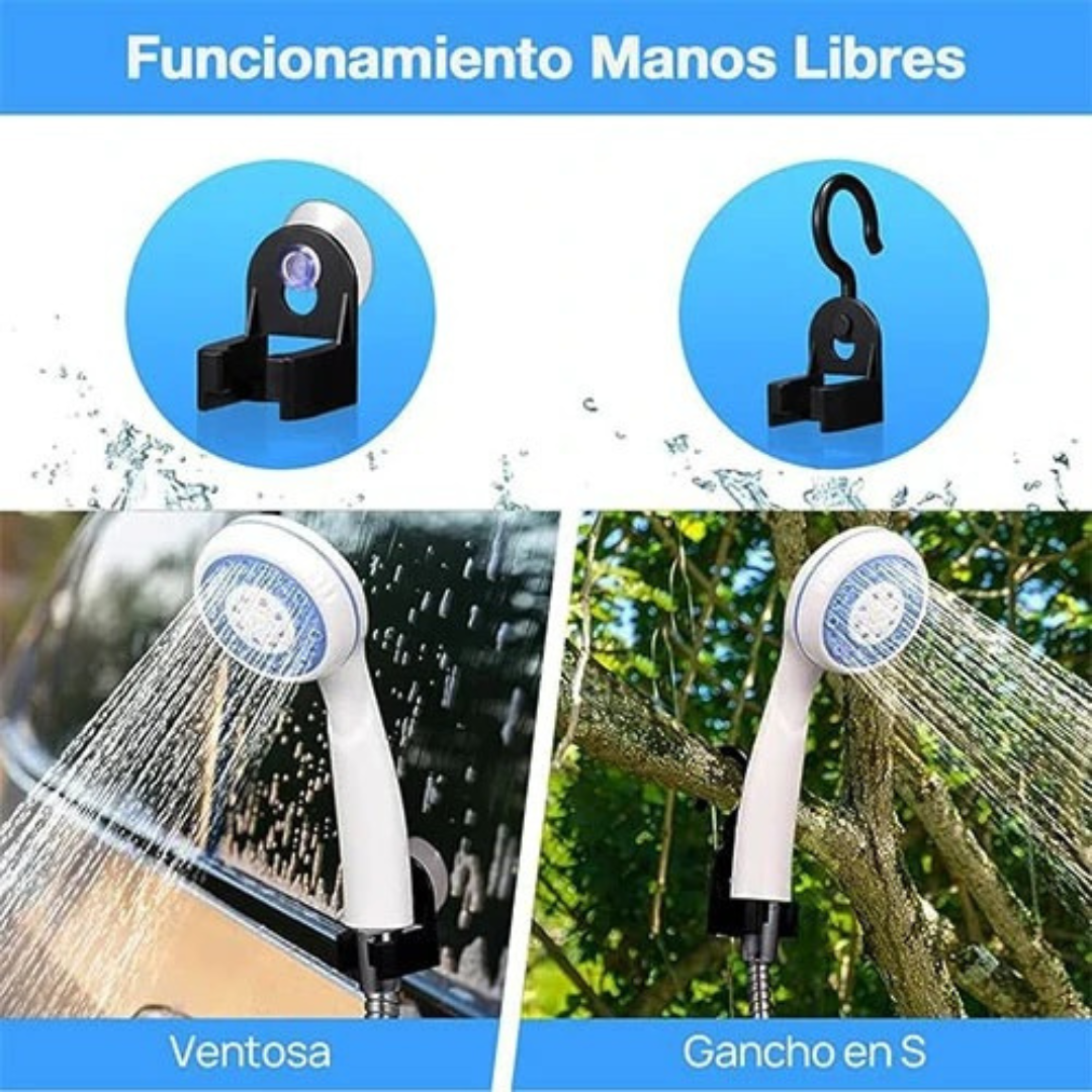 Portable USB Camping Shower – Electric Outdoor Shower with Pump, Hose & Shower