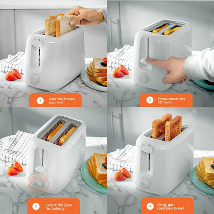 2 Slice Toaster with Variable Browning Control 3