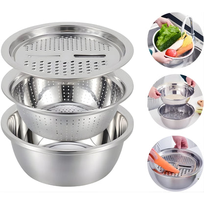 3-In-1 Multifunctional Kitchen Basin Set