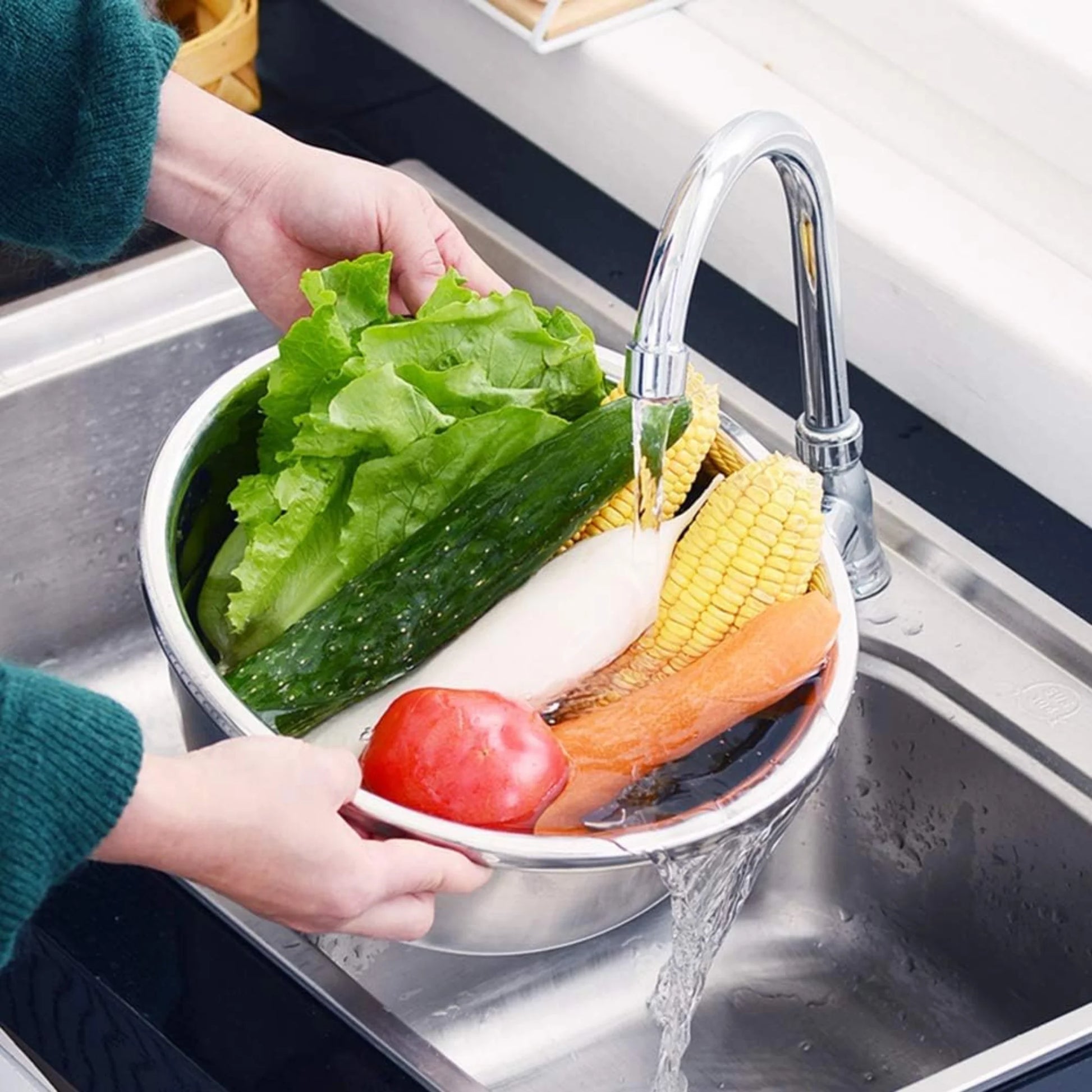 3-In-1 Multifunctional Kitchen Basin Set 3