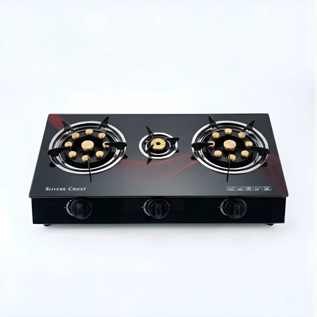 3 Burner Built-In Gas Stove with Automatic Ignition 2
