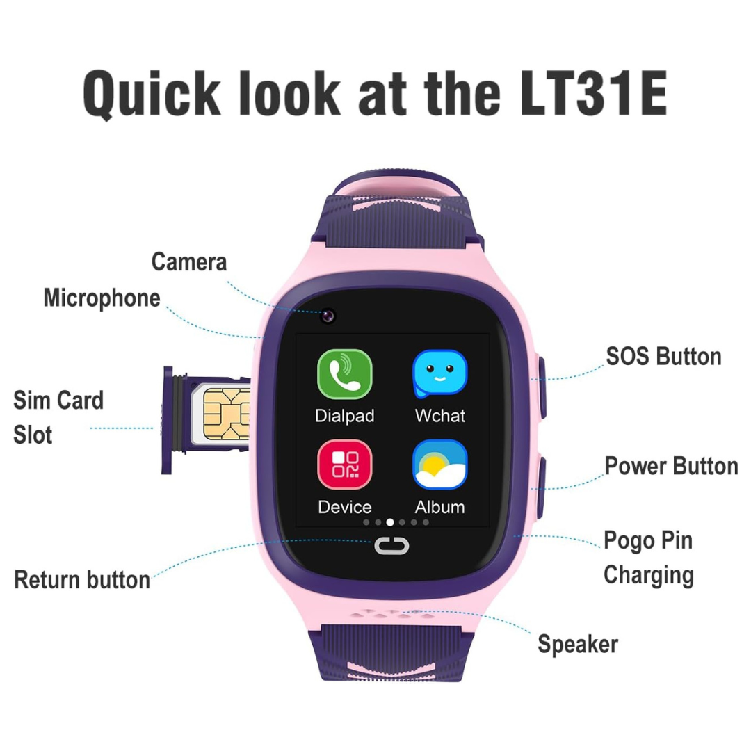 4G Smart Watch with GPS Tracker and Video Call for Kids.....1.