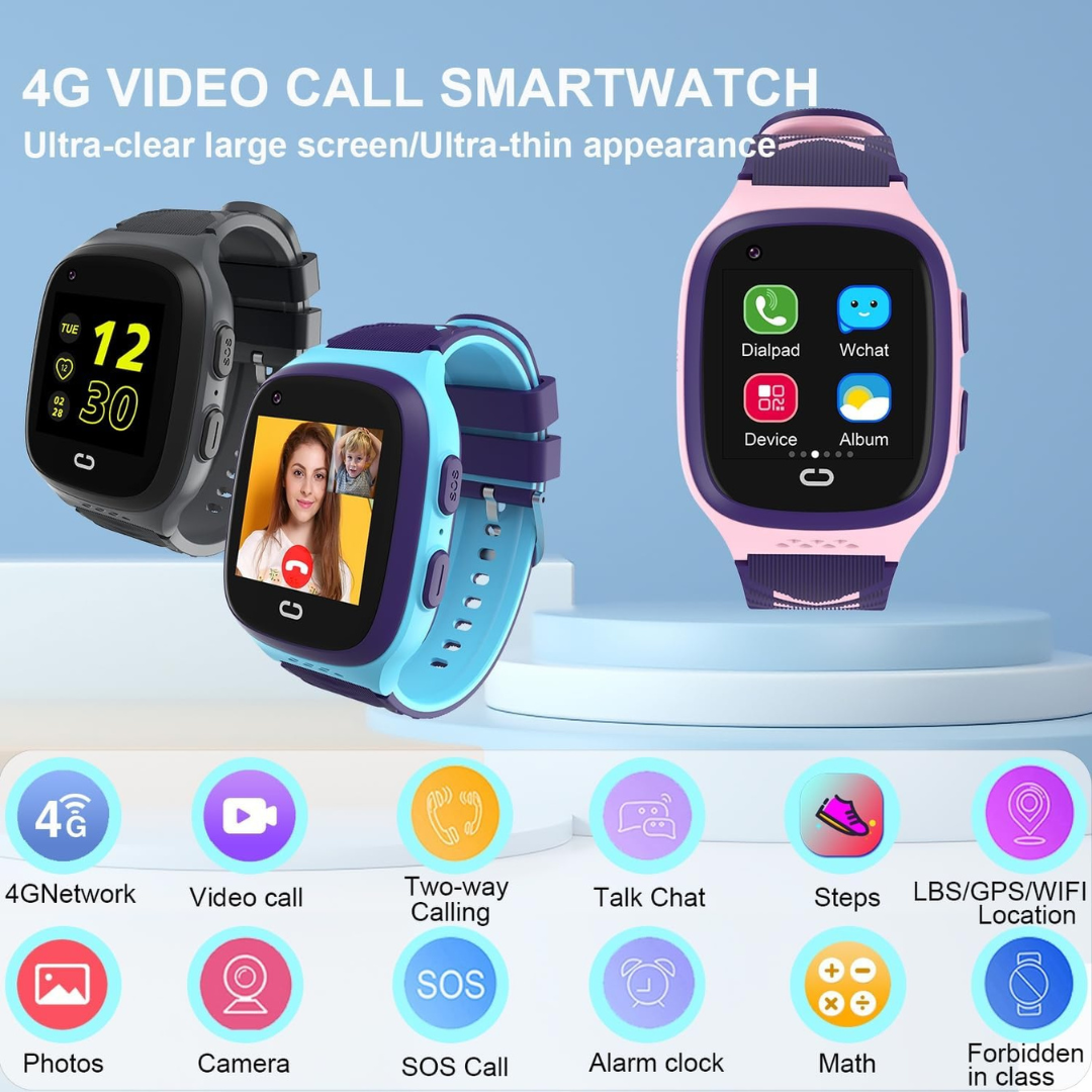 4G Smart Watch with GPS Tracker and Video Call for Kids.....1