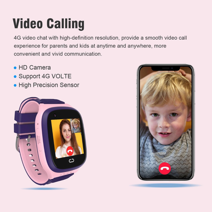 4G Smart Watch with GPS Tracker and Video Call for Kids....