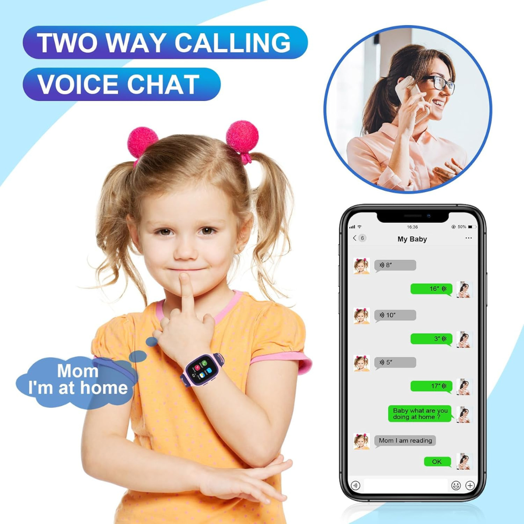4G Smart Watch with GPS Tracker and Video Call for Kids..