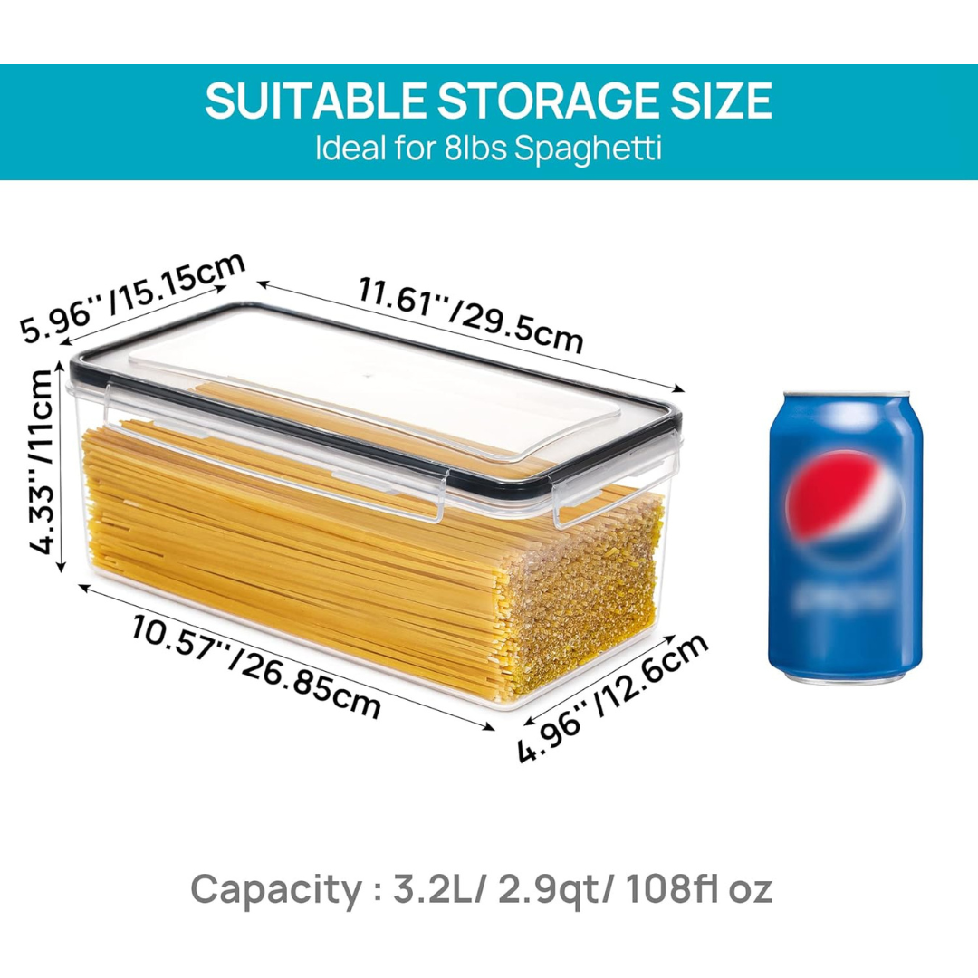 4PCS 3.2L Airtight Food Storage Containers | Kitchen.