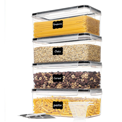 4PCS 3.2L Airtight Food Storage Containers | Kitchen Pantry Organizer