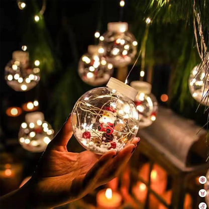 Premium LED Wishing Ball String Lights - 3 Meter, Warm White, USB Powered