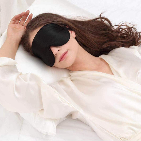 Sleep Eye Mask – Soft, Comfortable & Adjustable Light-Blocking Cover